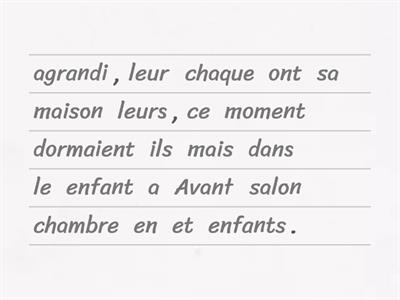 L'imparfait, le passé composé et le présent. 