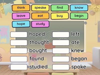 7. Regular and Irregular verbs