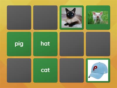 CVC Word Picture Match