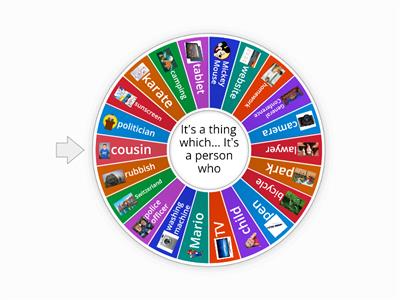 Practicing Who/Which Clause