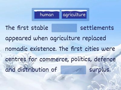 Read and listen to the text and fill in the blanks with the words from the box.