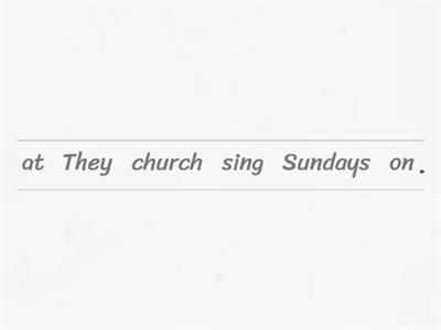 Present Simple - Affirmative and Negative  