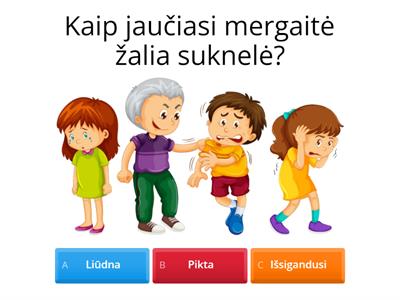 Kokias emocijas vaikai išgyeva?