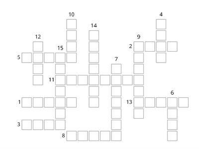  Vocabulary Project 4 - 3 crossword