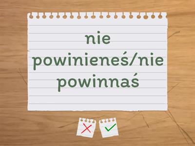 Step plus - must/should/have to