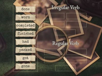 Regular and Irregular Verbs 