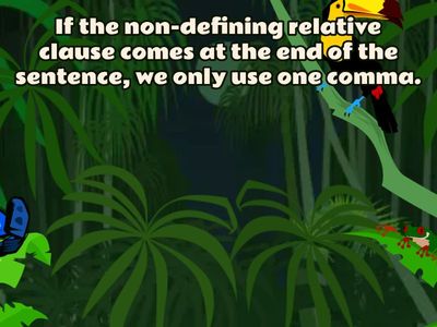 Defining and Non-defining relative clause