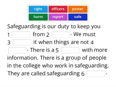 Safeguarding