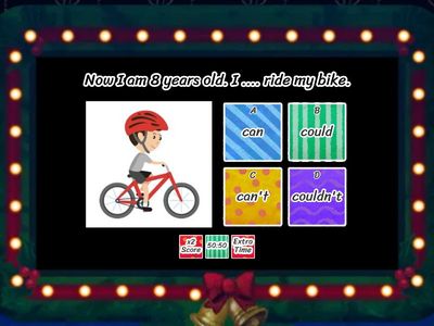 Could / couldn't / can / can't