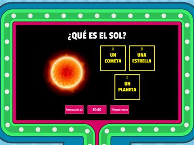 PREGUNTAS SOBRE EL SISTEMA SOLAR