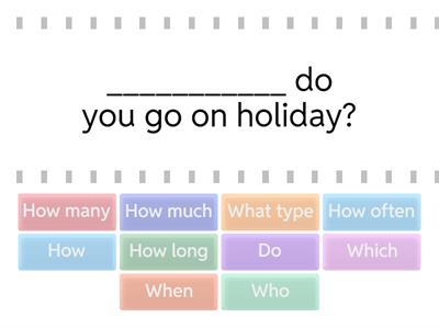 Wh-Questions + Speaking