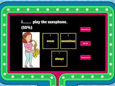 Adverbs of frequency Game