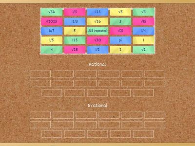 Rational Vs. Irrational