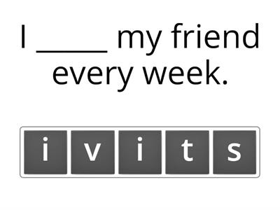 Spelling test 1- Entry 2