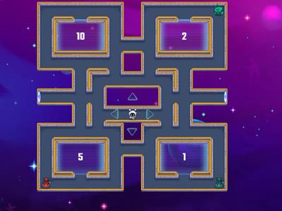 French Numbers 1-12 (maze chase)