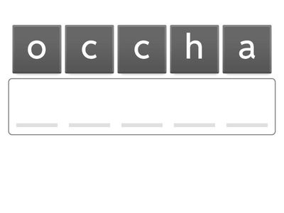 5th Spellings - Week 10