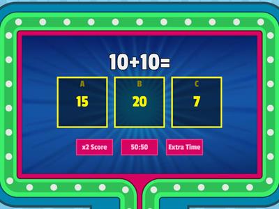 Game Show adding doubles