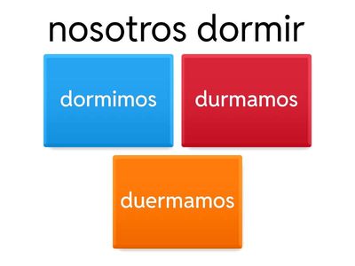 Conjugaciones presente subjuntivo (irregulares)