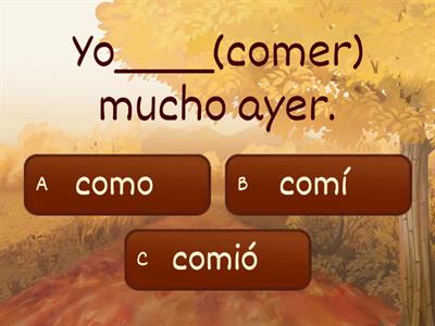 Preterite Regular -er &-ir Verbs