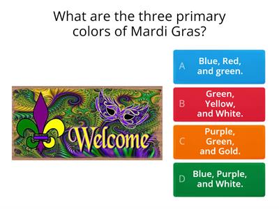 Mardi Gras Quiz