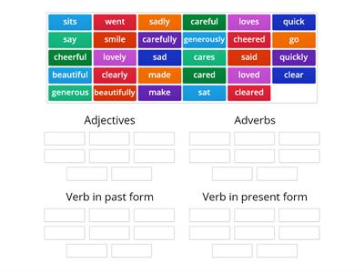 Teen Talent unit 3 lesson 8 sorting 