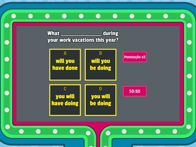 Future perfect, future continuous, future perfect continuous