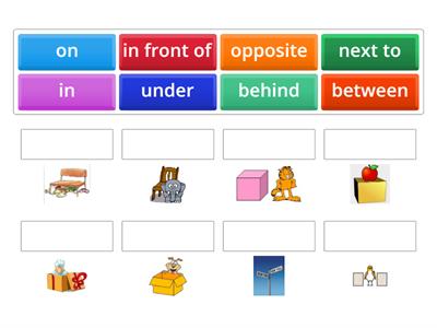 Prepositions of place