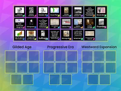 USH Era's WESTWARD EXPANSION, GILDED AGE, AND PROGRESSIVE ERA