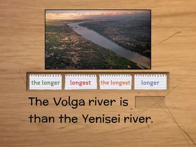 The Comparitive and the Superlative degrees of comparison.