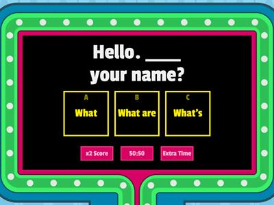 English File Elementary - review 1-2