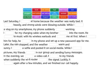 Past Simple \ Past Continuous