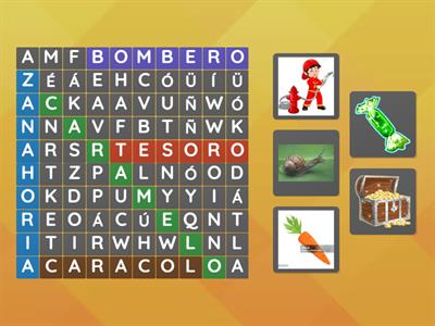 SOPA DE LETRAS CON R