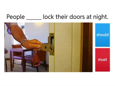 SHOULD & MUST (Crime) - Grammar 