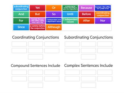 Complex vs Compound Sentences 