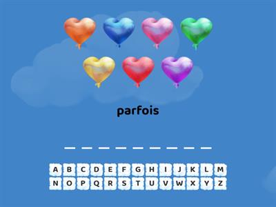  Memory challenge traditions 5è 3B HANGMAN