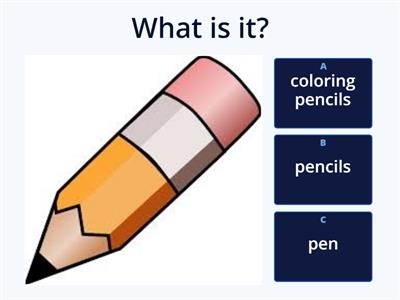 Grade 3 school items