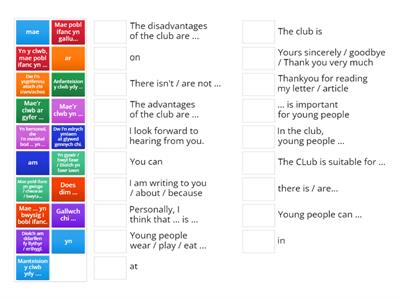 20 Mark Writing Question Vocab