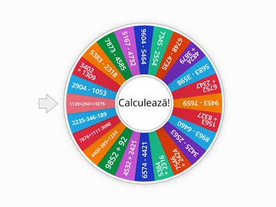  Adunari si scaderi 0-10000 cu trecere peste ordin