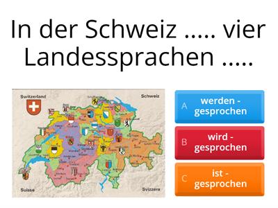 Integrationskurs A2.2.  Passiv Präsens