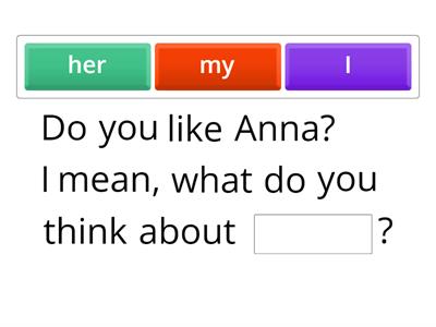 Week 5 Object pronouns