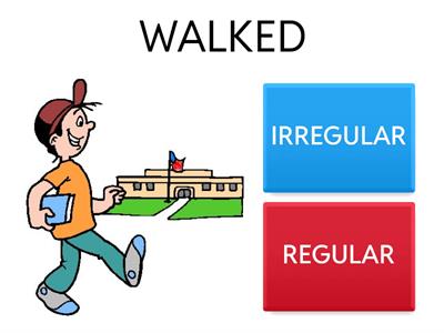 REGULAR AND IRREGULAR VERBS (SIMPLE PAST)