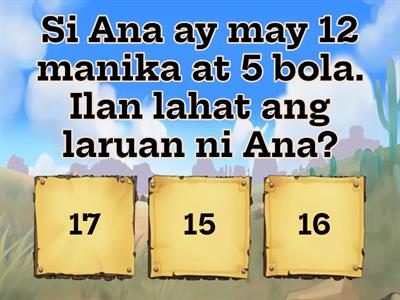 Solving Word Problem in Addition