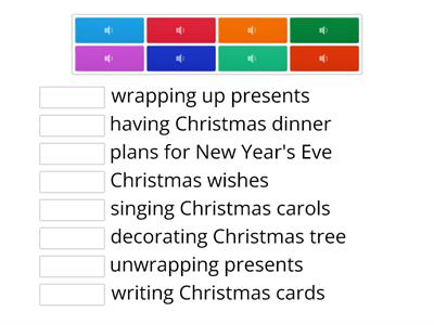 Christmas listening exercise