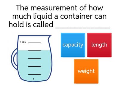 Maths- Capacity Quiz 