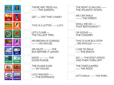 Prepositions of movement