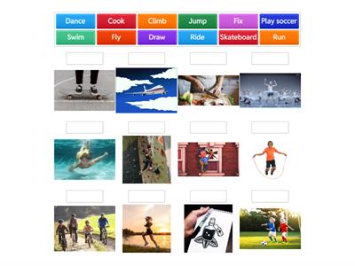 I can understand action verbs