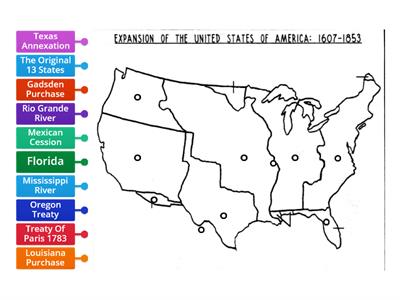 Westward Expansion Map