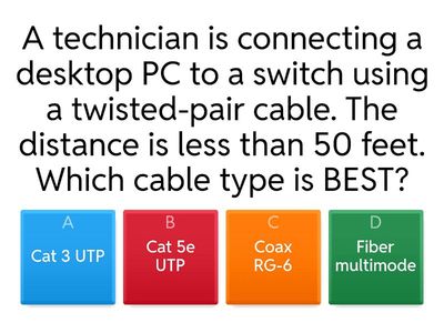 CompTIA A+ Networking Practice Questions