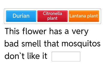 FIND THE RIGHT PLANTS (are you smarter than a 5th grader)