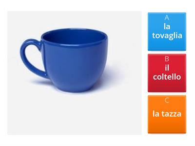  Gli oggetti della cucina